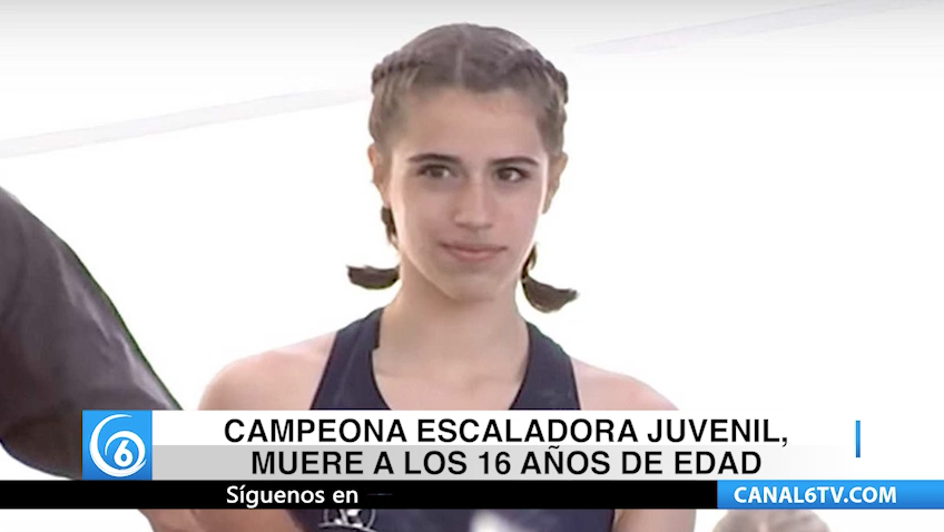 Campeona escaladora juvenil, muere a los 16 años de edad