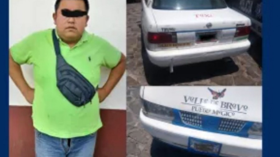 Arrestan a taxista por intento de violación