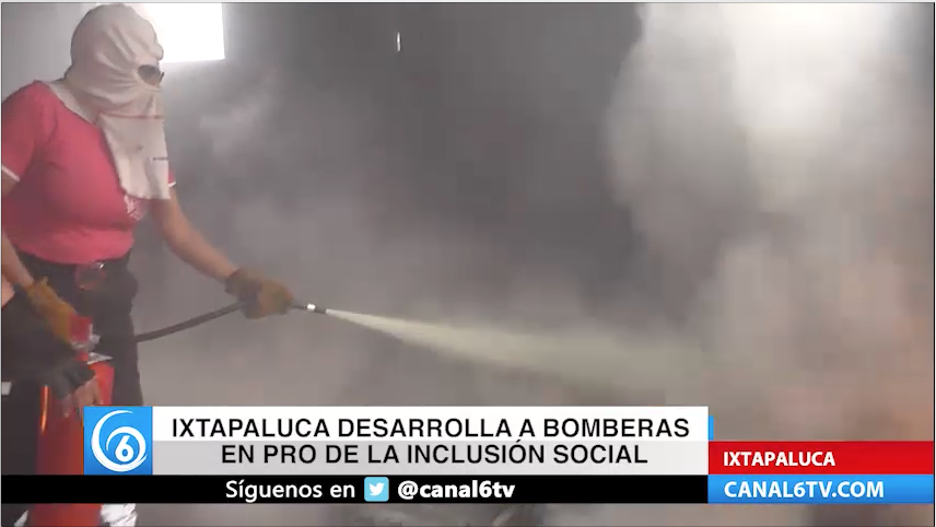 Ixtapaluca desarrolla a bomberas en pro de la inclusión social