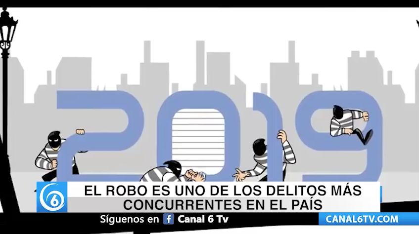 El robo es uno de los delitos más concurrentes en el país