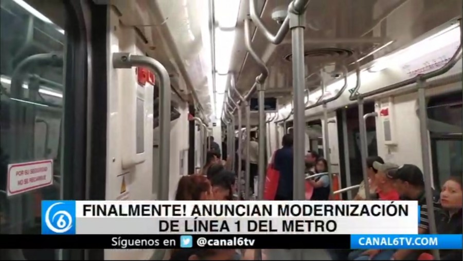 Finalmente anuncian modernización de Línea 1 del Metro de la CDMX