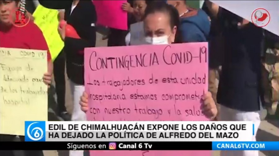 Edil de Chimalhuacán expone los daños que ha dejado la política de Alfredo del Mazo
