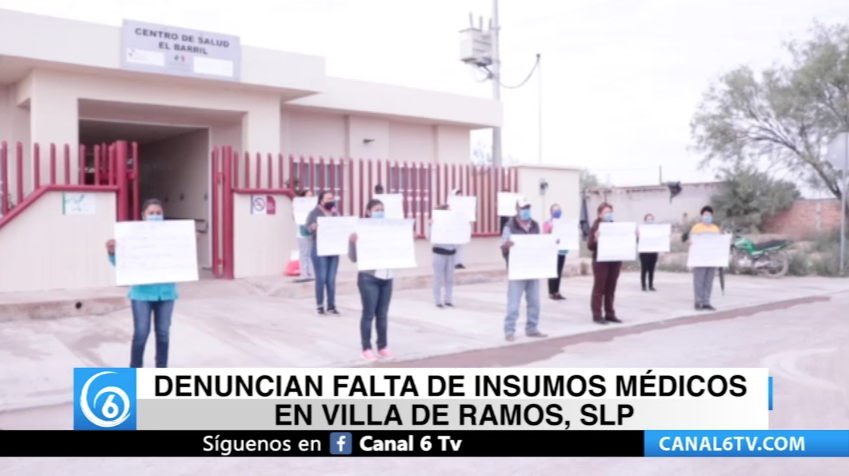 Denuncian falta de insumos médicos en Villa de Ramos, San Luis Potosí