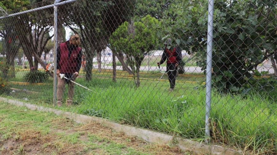 Chicoloapan realizó jornadas de limpieza en los parques públicos
