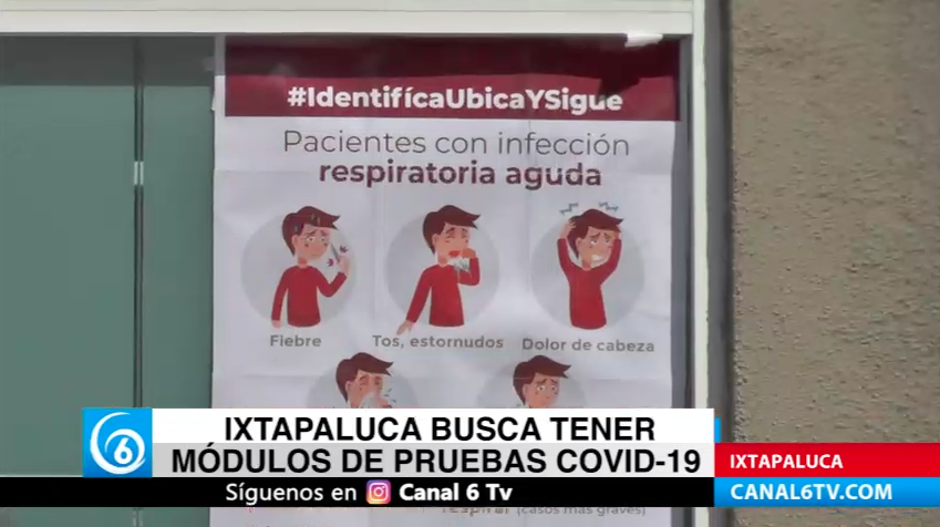 Ixtapaluca busca tener módulos de pruebas COVID-19