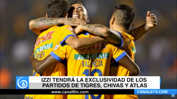 Izzi tendrá la exclusividad de los partidos de Tigres, Chivas y Atlas
