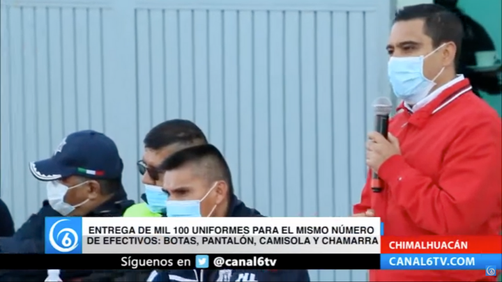 Con FORTASEG entregan equipamiento policías de Chimalhuacán