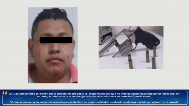 Sujeto es detenido por lanzar disparos al aire