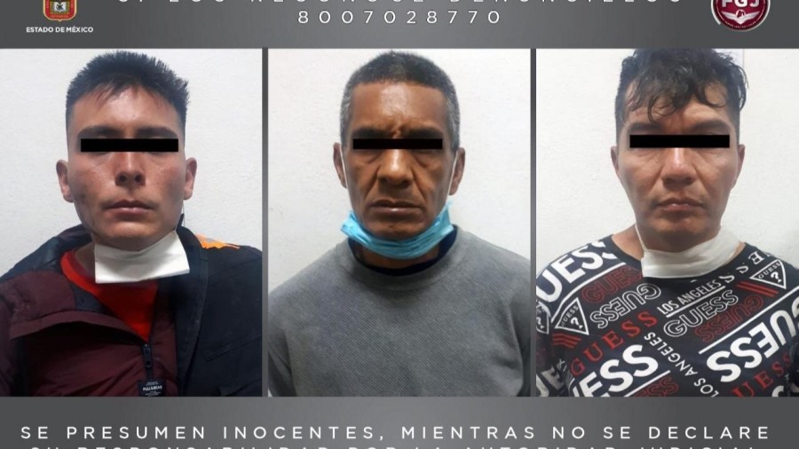 Inician proceso legal contra tres presuntos asaltantes en Naucalpan