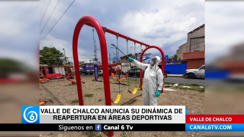 Valle de Chalco anuncia su dinámica de reapertura en áreas deportivas