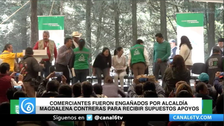 Comerciantes fueron engañados por alcaldía Magdalena Contreras para recibir supuestos apoyos