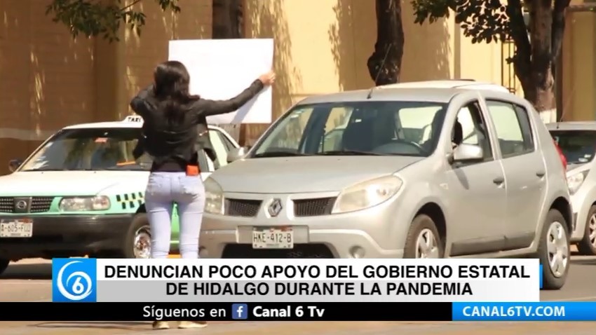 Denuncian poco apoyo del gobierno estatal de Hidalgo durante la pandemia