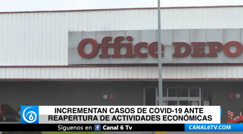 Incrementan casos de COVID-19 ante reapertura de actividades económicas