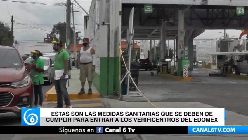 Estas son las medidas sanitarias que se deben de cumplir para entrar a los verificentros del Edomex