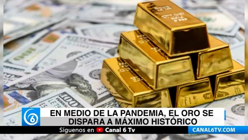 En medio de la pandemia, el oro se dispara a máximo histórico