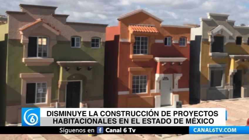 Disminuye la construcción de proyectos habitacionales en el Edomex