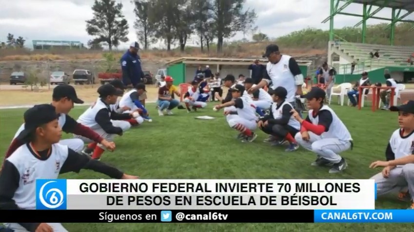 Gobierno Federal invierte 70 millones de pesos en escuela de béisbol en Texcoco