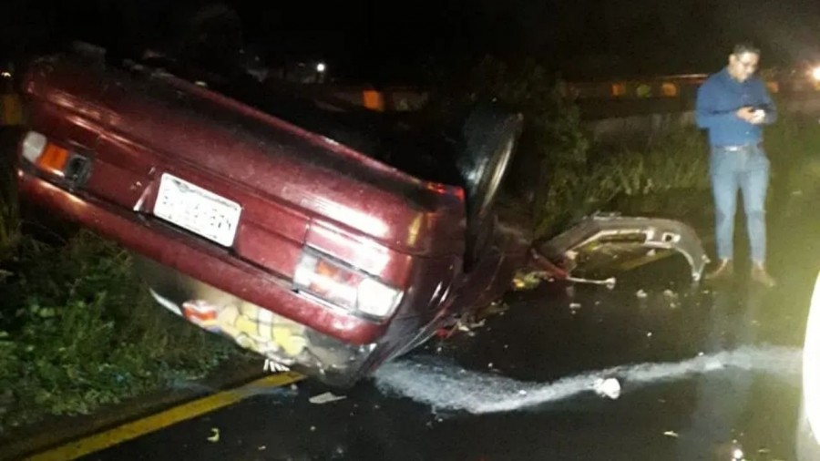 Accidente vial en la carretera México-Cuautla