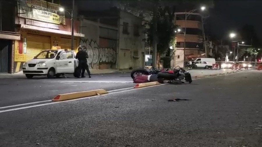 Muere motociclista en calles de Iztapalapa