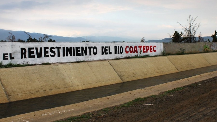 Chimalhuacán concluyó el revestimiento del Río Coatepec