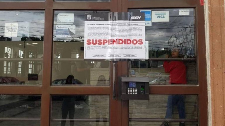 Suspenden  294  negocios del EdoMex