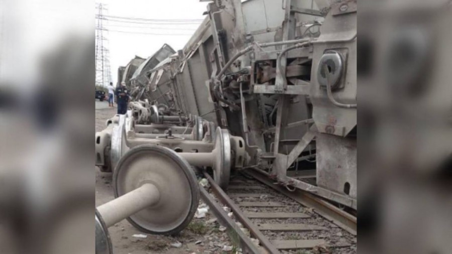 Se descarriló el Tren Ferroviario en Chimalhuacán