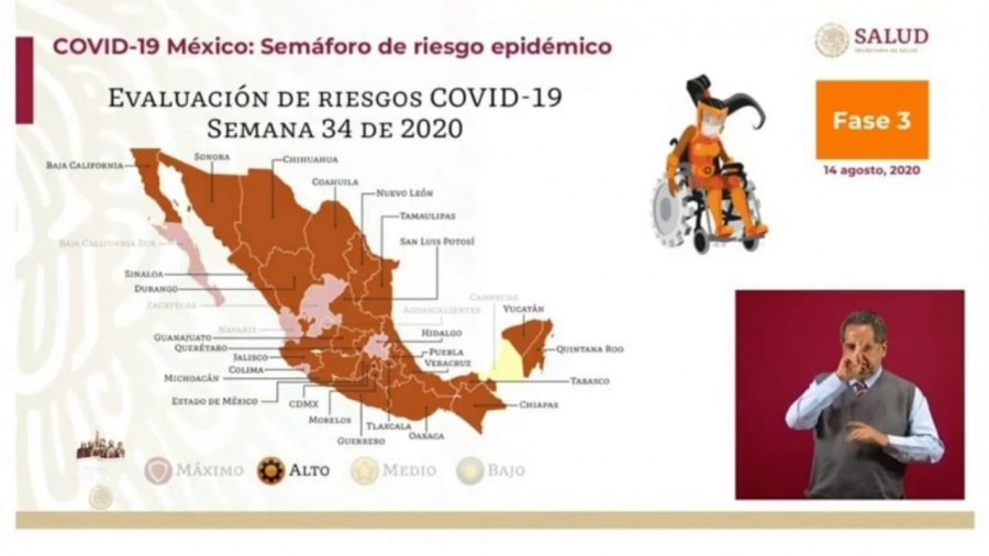 Campeche cambia a semáforo amarillo