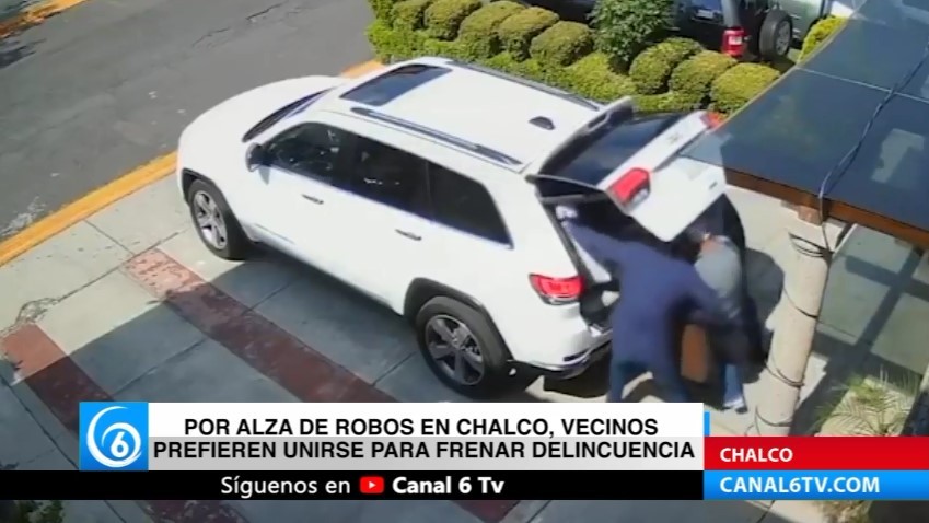 Por alza de robos en Chalco, vecinos prefieren unirse para frenar delincuencia