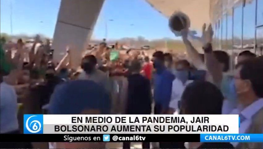 En medio de la pandemia, Jair Bolsonaro aumenta su popularidad