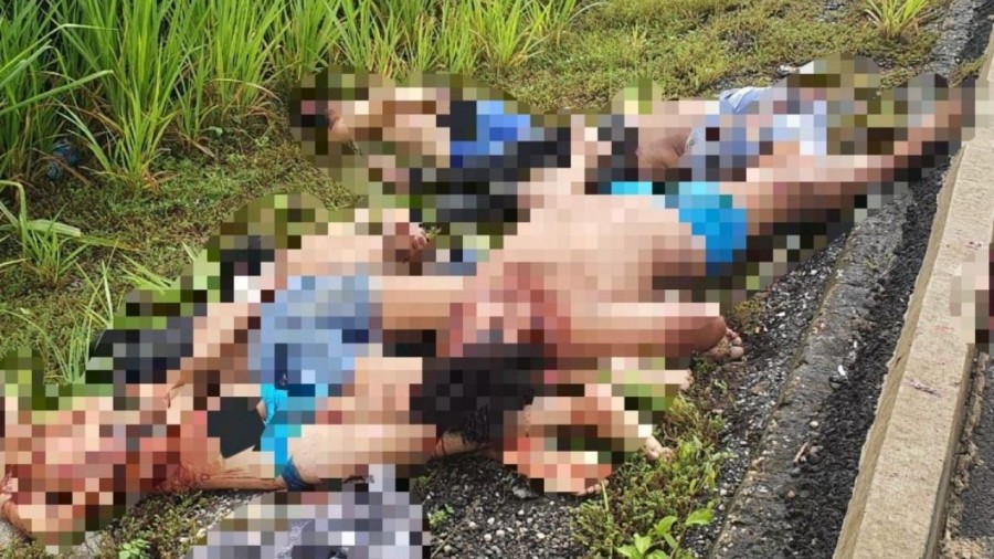 Encuentran seis cuerpos en carretera de Tabasco