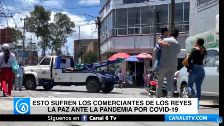 Esto sufren los comerciantes de Los Reyes La Paz ante la pandemia por covid-19