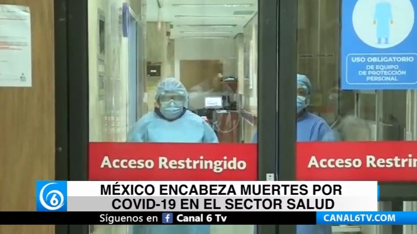 México encabeza muertes por COVID-19 en el sector salud