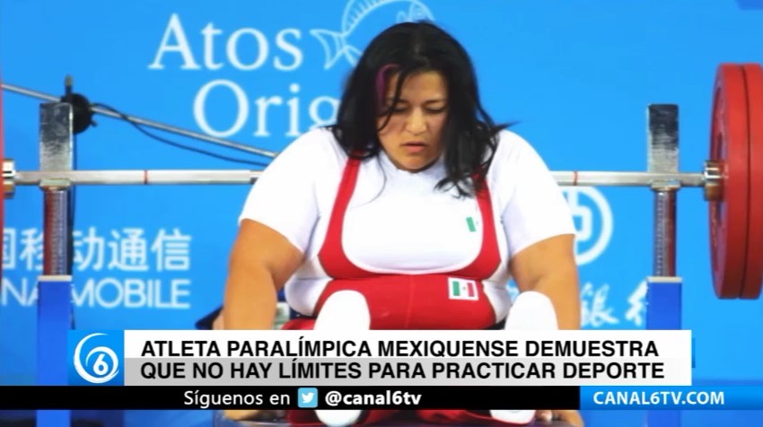 Atleta paralímpica mexiquense demuestra que no hay límites para practicar deporte