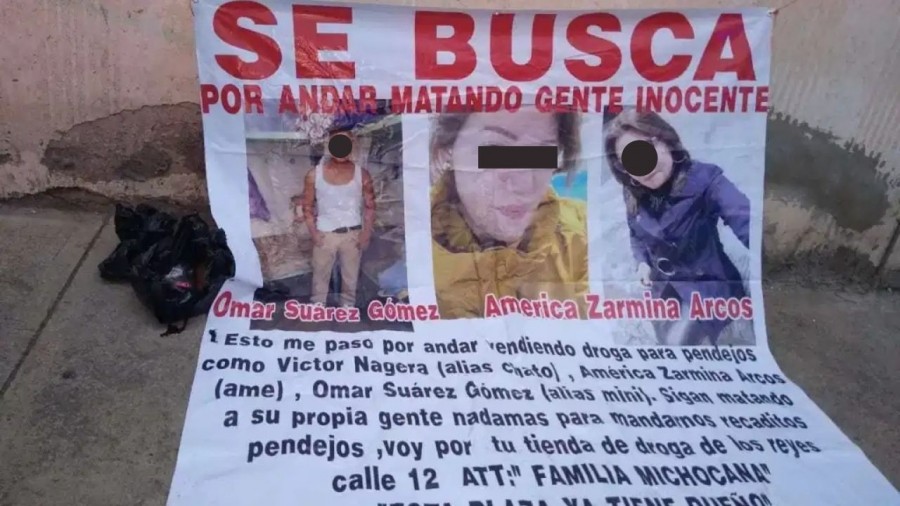 Hallan cuerpo con mensaje amenazante en Los Reyes La Paz