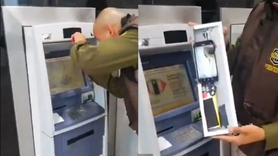 Delincuentes descubren nueva forma de robar cajeros automáticos