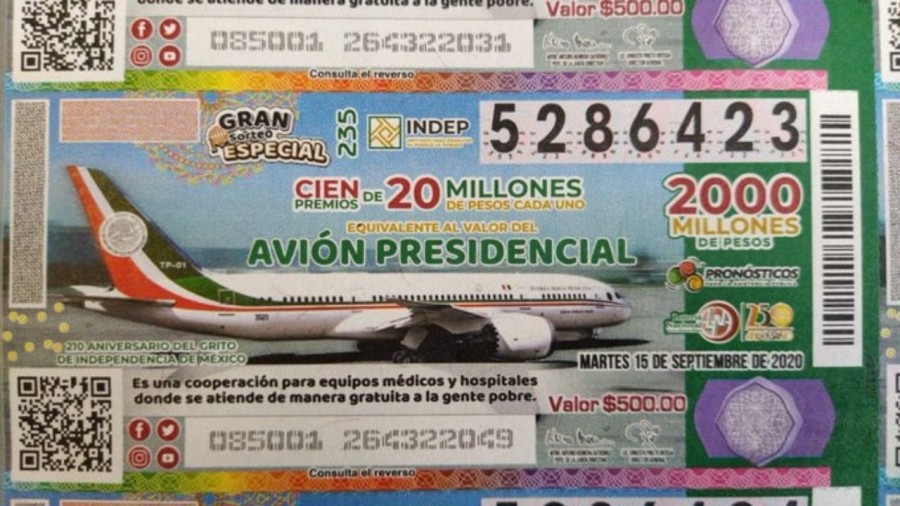 Cuatro hospitales se benefician con rifa del avión presidencial