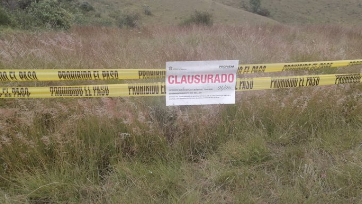 PROPAEM clausura tiradero de la barranca del Murciélago