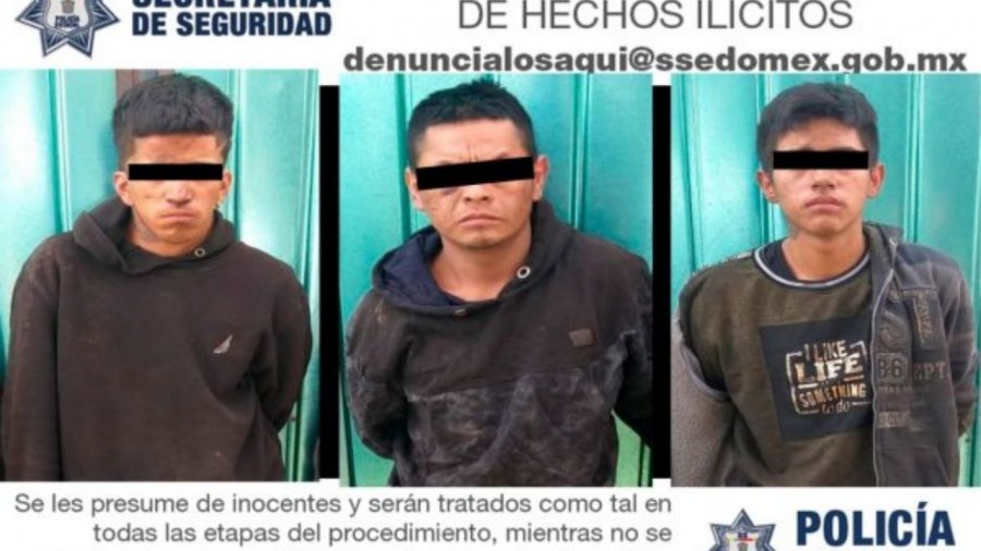 Resguardan inmueble en Tepetlaoxtoc utilizado para almacenar vehículos robados