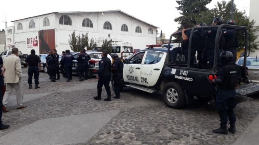 Captan a policía de Acolman recién contratado cometiendo una extorsión