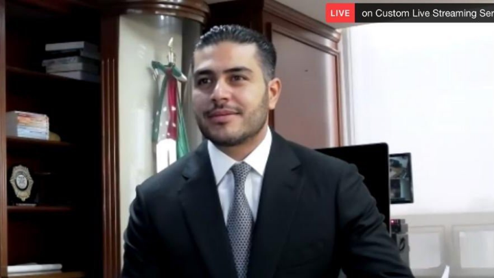 García Harfuch presume ante congreso disminución de delitos en la CDMX