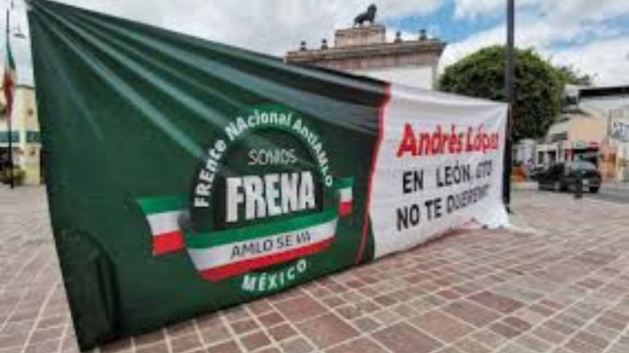 Campamentos vacíos en plantón de FRENA