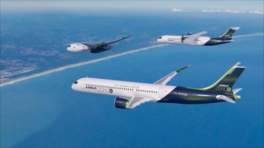 Presentan tres prototipos de aeronaves propulsadas por hidrógeno