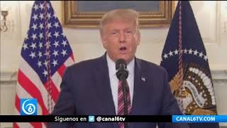 Donald Trump admite haber minimizado la amenaza del COVID-19
