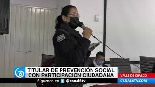 Valle de Chalco presenta resultados en temas de seguridad