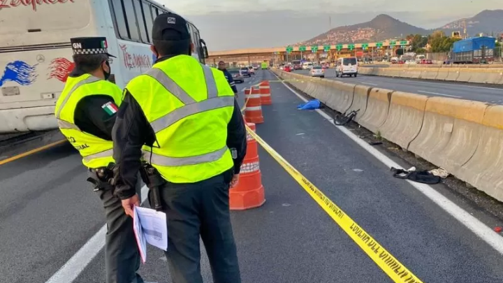Fallece ciclista atropellado en la México-Pachuca