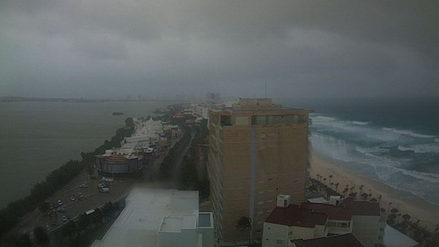 Alerta Roja por la tormenta tropical Gamma