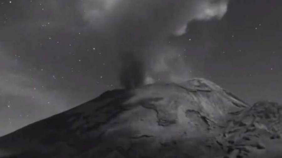 Prevén caída de ceniza, por alta actividad en el volcán Popocatépetl