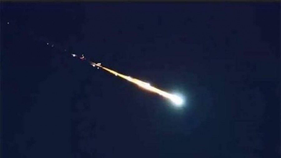 Captan caída de meteorito al norte de México