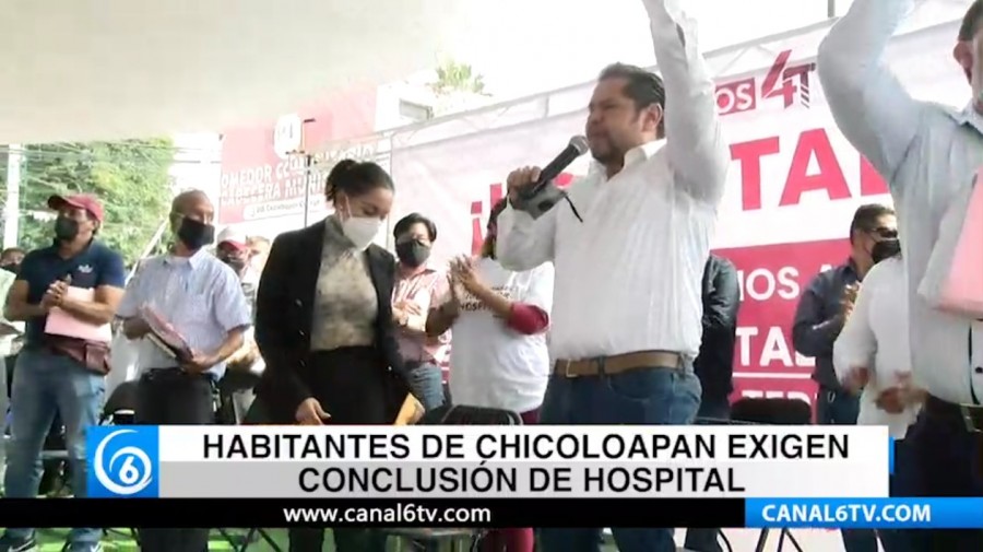 Habitantes de Chicoloapan exigen conclusión de hospital