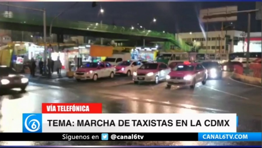 Entrevista | Marcha de taxista en la CDMX